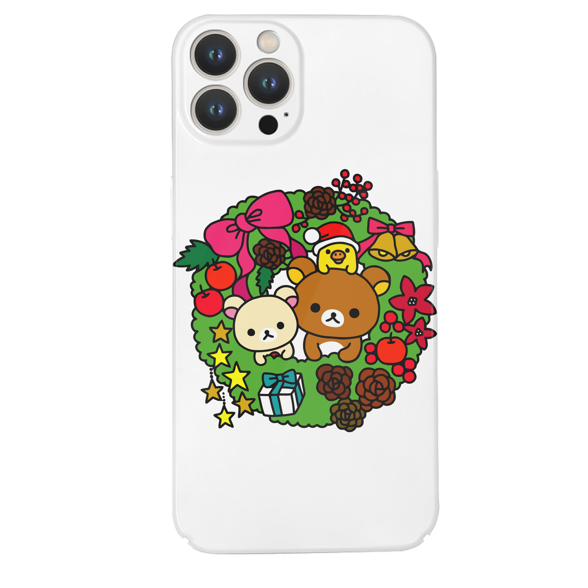 （画像用） リラックマ リラックマ キイロイトリ Rilakkuma Korilakkuma Kiiroitori 【iPhone 14シリーズ対応】ハードケース